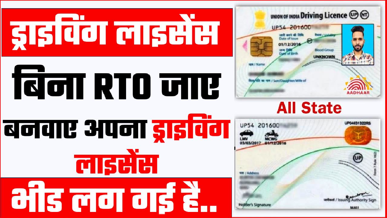 DRIVING LICENSE WITHOUT RTO OFFICE